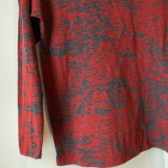 Scotch & Soda Nomadic Dreamers Mason and Scotch Red Top Drop Shoulder Burnout - Picture 3 of 8